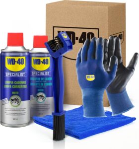 Kit WD-40 limpiador de cadena para ambiente seco