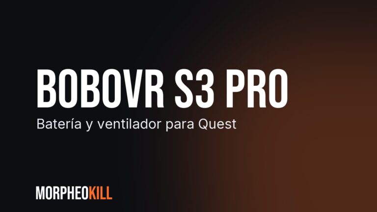 BOBOVR S3 Pro: batería y ventilador para Quest