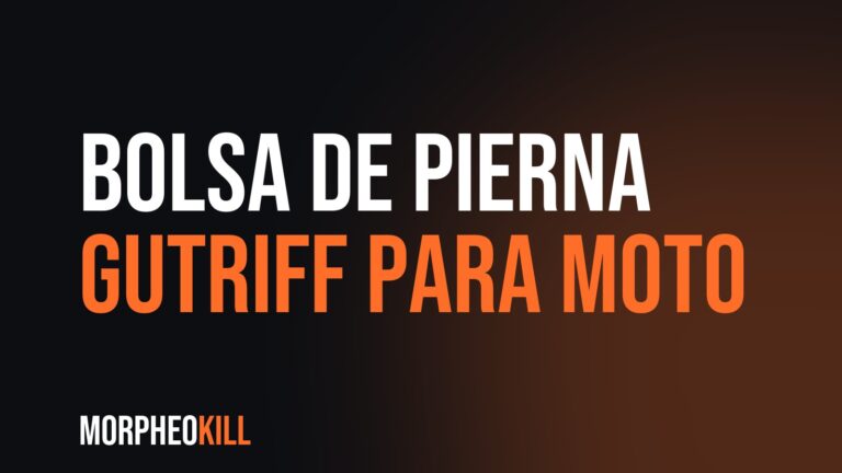 Bolsa de pierna Gutriff para moto: opinión
