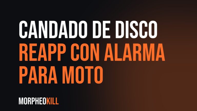 Candado de disco Reapp con alarma para moto