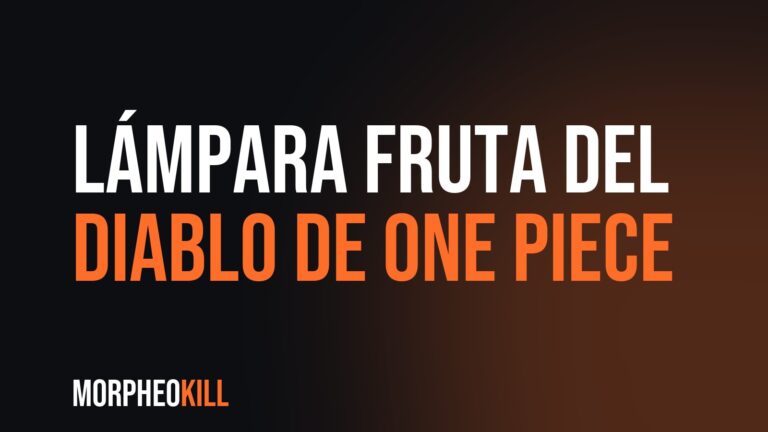 Lámpara Fruta del Diablo de One Piece: mi opinión
