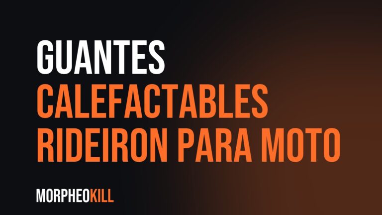 Guantes calefactables RIDEIRON para moto: opinión Guantes calefactables RIDEIRON para moto: opinión