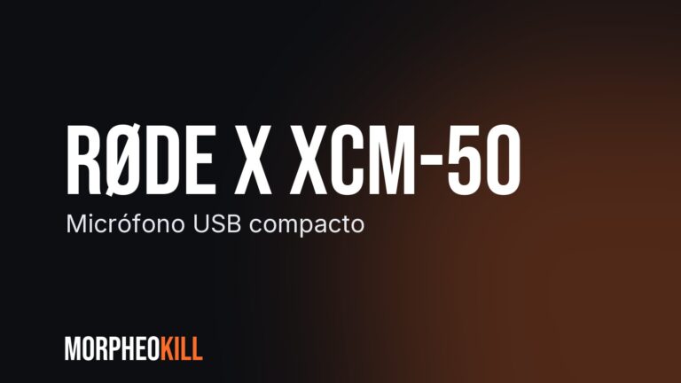RØDE X XCM-50: micrófono USB compacto, opinión