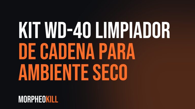 Kit WD-40 limpiador de cadena para ambiente seco
